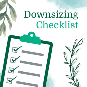 Downsizing Checklist Digital Product